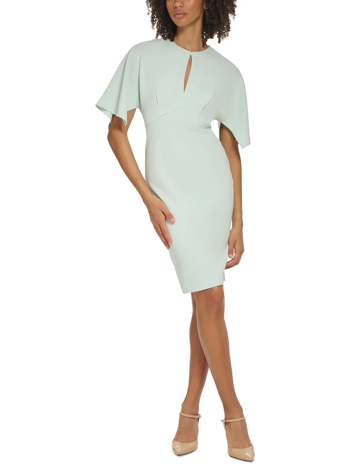 Womens Work Short Sheath Dress