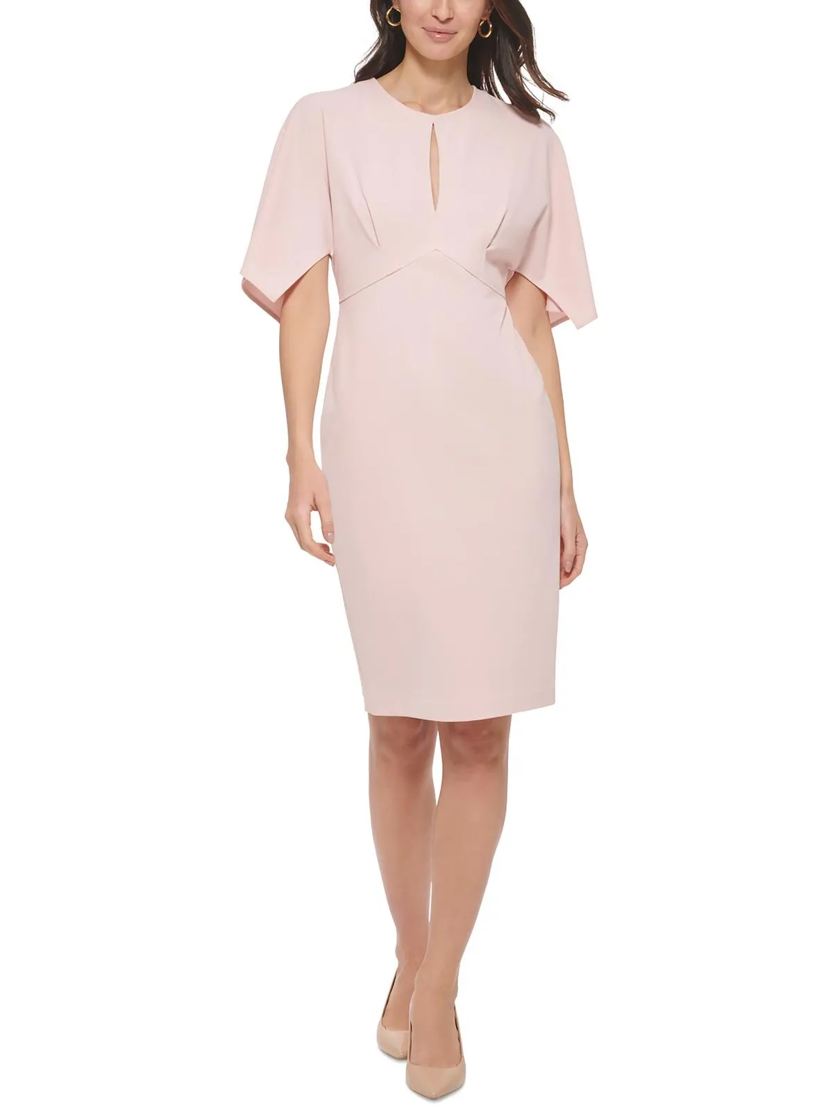 Womens Work Short Sheath Dress