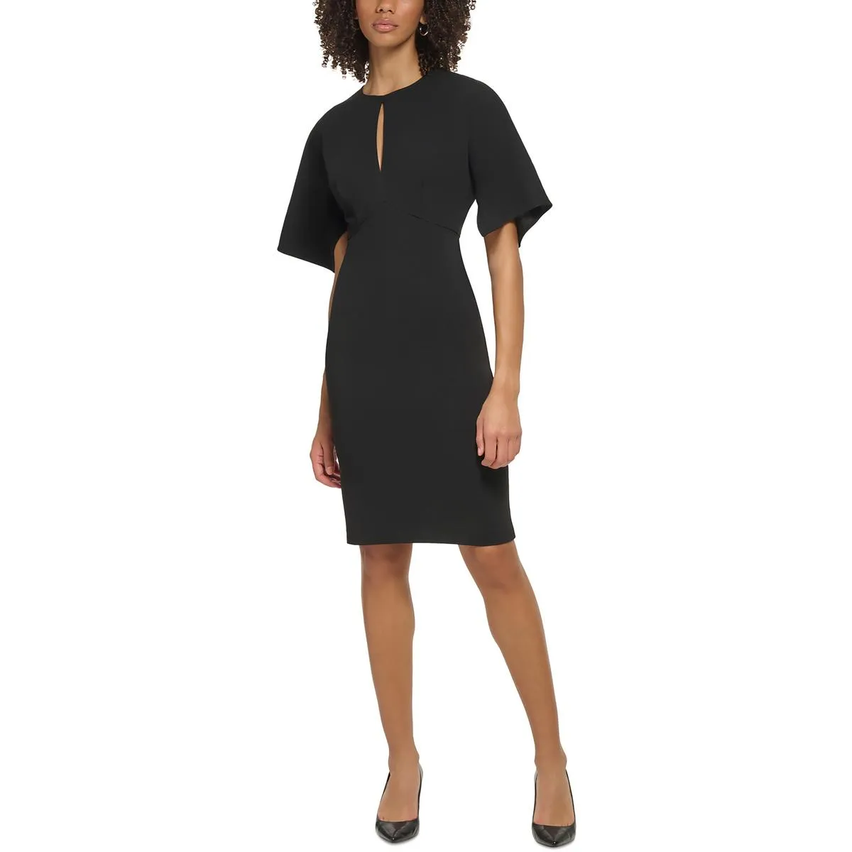 Womens Work Short Sheath Dress