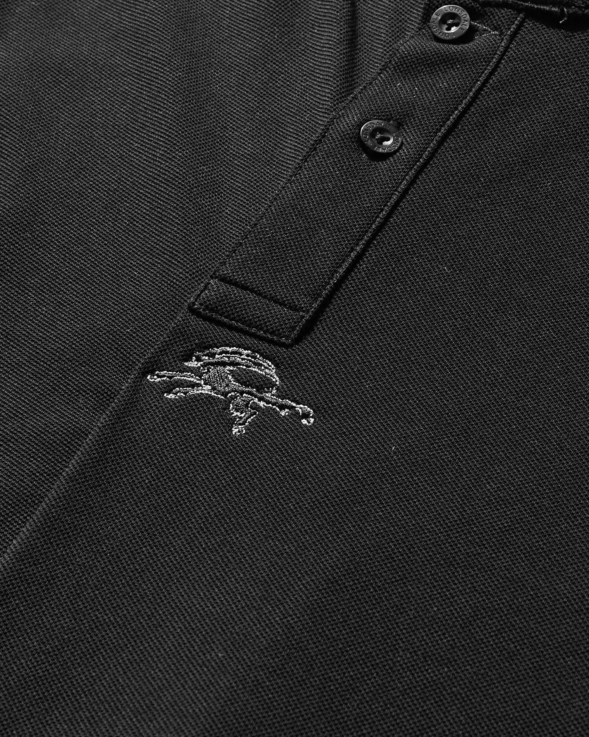 Women's Wrapped Polo Shirt Black