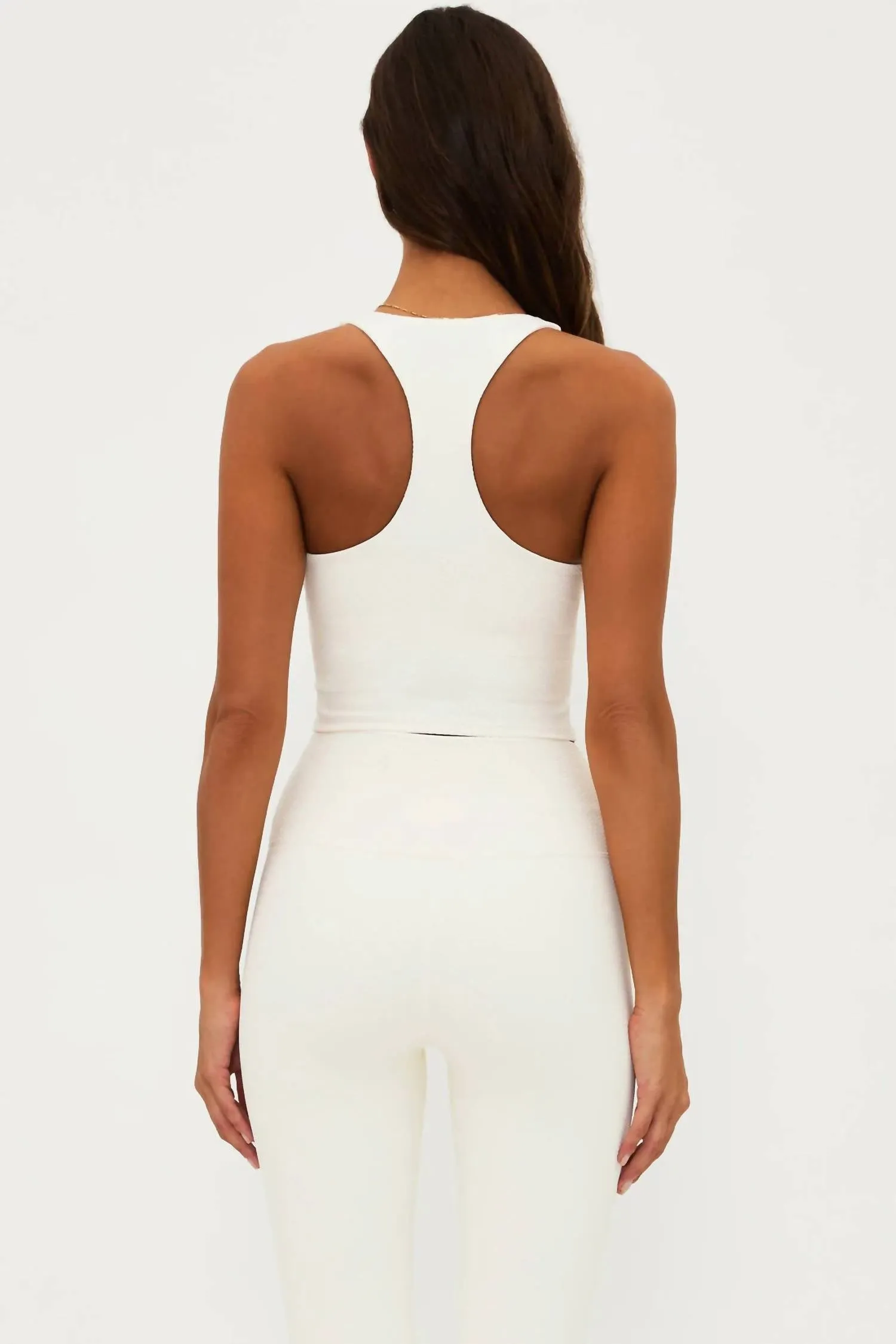 Yara Top In Snow Cloud Waffle